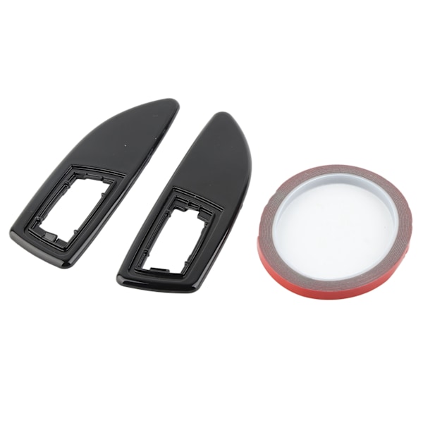 2 st Sidoindikatorupprepningsramssats Bil Anpassningar Ersättning för Vauxhall Corsa D-serie 2006‑2014 Blank Svart