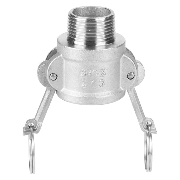Rustfrit stål DN20 3/4\" B Skraldepumpe Adapter Hun Camlock Fitting med Hanrørgevind