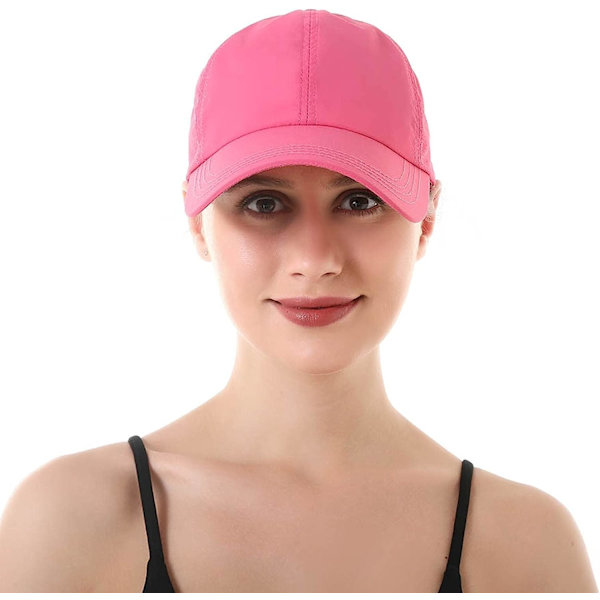 Dame Criss Cross Ponytail Baseball Cap Justerbar Høj Messy Bun Ponycap Hurtigtørrende Hat