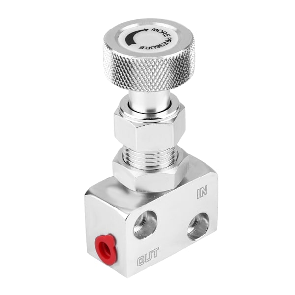 Broms Proportioneringsventil Universal Motorsport Broms Avstängningsventil Tryckregulator Silver