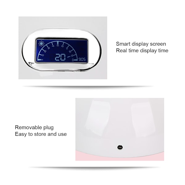 72W Professionel Neglehærdende Maskine Intelligent LED UV Gel Neglelak Tørrelampe US Stik 110-240V