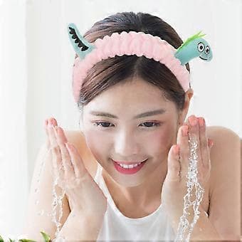 Dinosaur Hårbøyle Tegneserie Hårbånd Søtt Hodebånd Sminke Hodebånd Spa Hodebånd Ansiktsvask Hodebånd