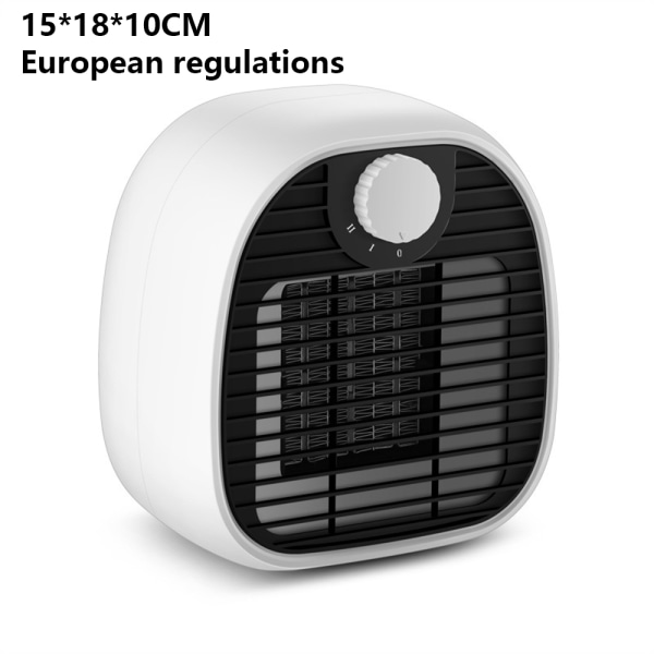 Mini-avaruuslämmitin, kannettava pöytälämmitin - EU (valkoinen, 1000 W)