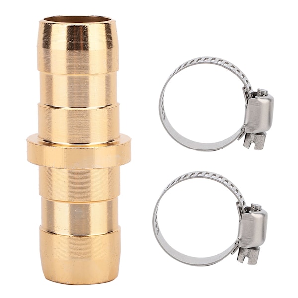 3/4\" Slange Hurtigkobling Vannrør Adapter med To Slangeklemmer for Hjemmehage