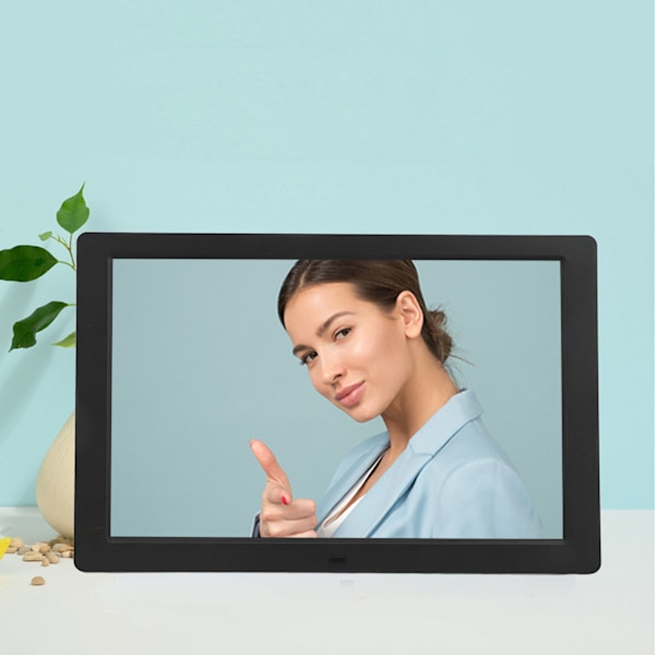 12.1 Inch Digital Photo Frame IPS Full Fit HD Screen Digital Picture Frame Electronic Photo Album with Remote Control 100‑240V DPF LD 2.4 1201 EU