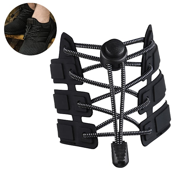 Elastiske skolisser uten knyting - One Size Fits All for Kids and