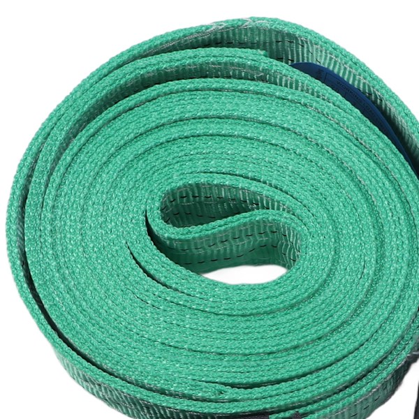 Lyftlyftband 6M 2T Lastbärande Förstärkt Loop Polyester Hög Styrka Riggning Lyftband för Kran Hiss