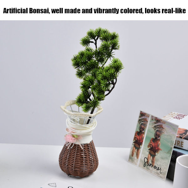 Simuleret Træ Kunstig Bonsai Falsk Gæstehilsen Træ Potteplante Hjemmekontor Dekoration