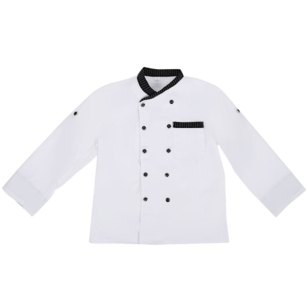 Korean Style Kokin Takki Pitkähihainen Kokin Takki Miehille ja Naisille (XXXL)