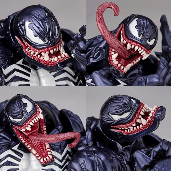 Revoltech Style Heroes Collection, Ledade actionfigurer med utbytbara tillbehör, Miljövänliga PVC-material samlarobjekt