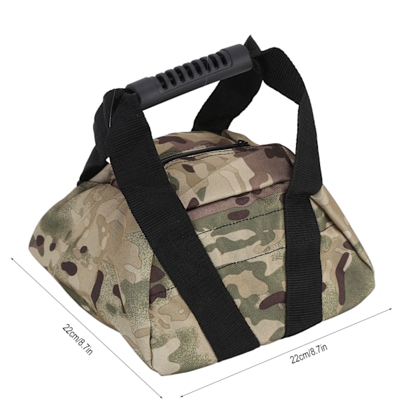 Kannettava Kiinteä Tuulenkestävä Hiekkapaussi Säädettävä Paino Hiekkapaussi Ulkokäyttöön Puutarhanhoitoon CP Camouflage