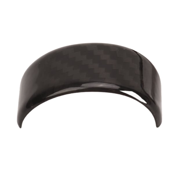 Ratstyre Trim Cirkel Kulfiber Ratstyre Trim Ring Dæksel Udskiftning til Chevy Corvette C8 2020 til 2023