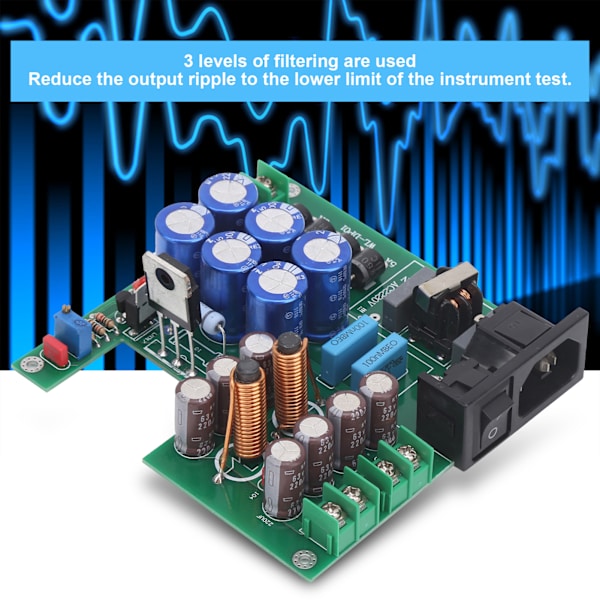 Linjär Reglerad Strömförsörjningsmodul PCB-kort Elektronisk Komponent 50W DC12V 3.5A
