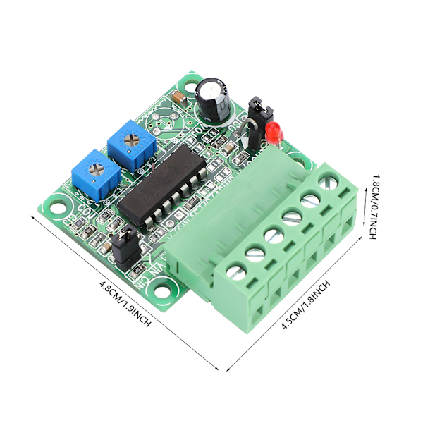 Ström-till-spänningstransmitter Signalmodul 0-20mA till 0-5V C/V-omvandlare