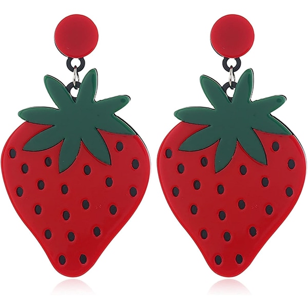 Strawberry Citron Vattenmelon Frukt Örhängen för kvinnor Flickor Creat