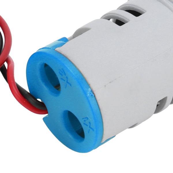 Digital Strömmätare Kristallpanel Amperemeter Rund Signalindikator AC 220V AD16‑22DSABlue