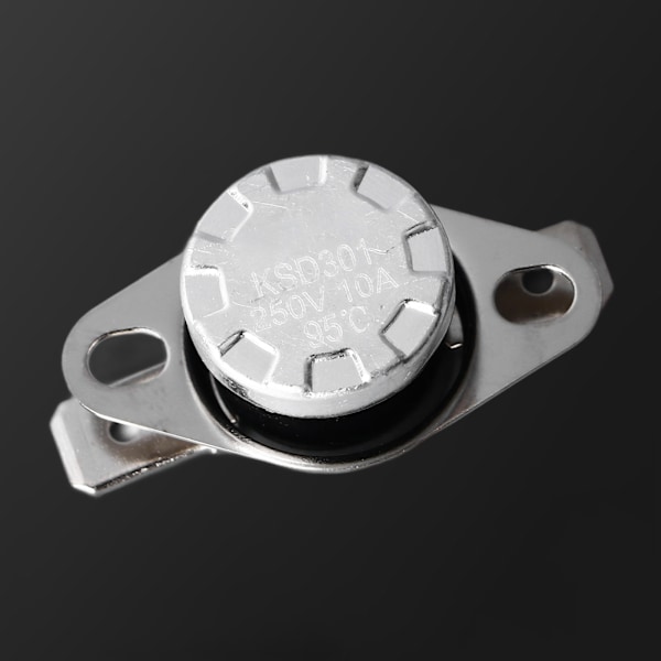 10 st Termostat Snabb Respons Hög Noggrannhet Kontroll 95℃ NC Termostat Termobrytare 10A