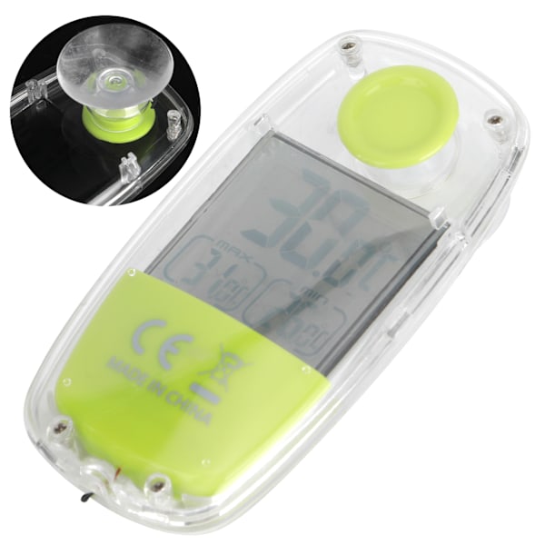 Fönstertermometer Mini Solar Sugpropp LCD Elektrisk Digital Termometer Temperaturmätare