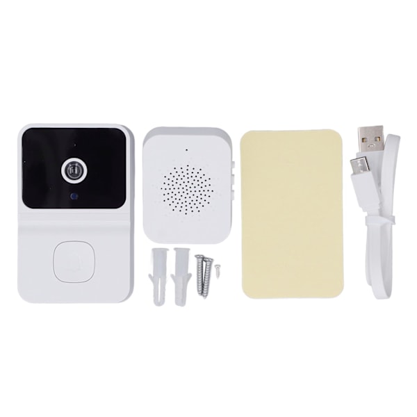 1080P Smart Trådløs Videodørklokke Kamera Smart Wifi Videodørklokke M1 Bidirektionel Stemmedørklokke med Klokkesignal Nattesyn HD Bredvinkel Linse Cloud