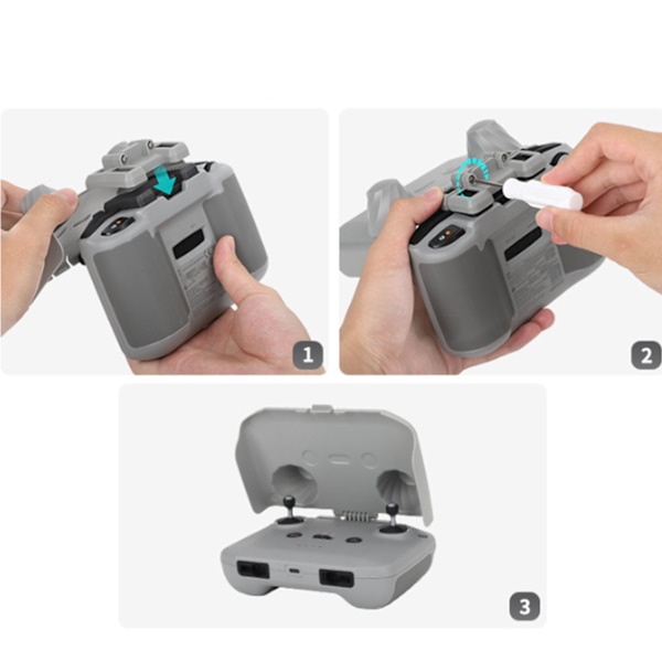 Solskydd för RC N2 N1 Plast Drone Fjärrkontroll Skyddskåpa Drone Tillbehör för Mini 4 Pro AIR 3