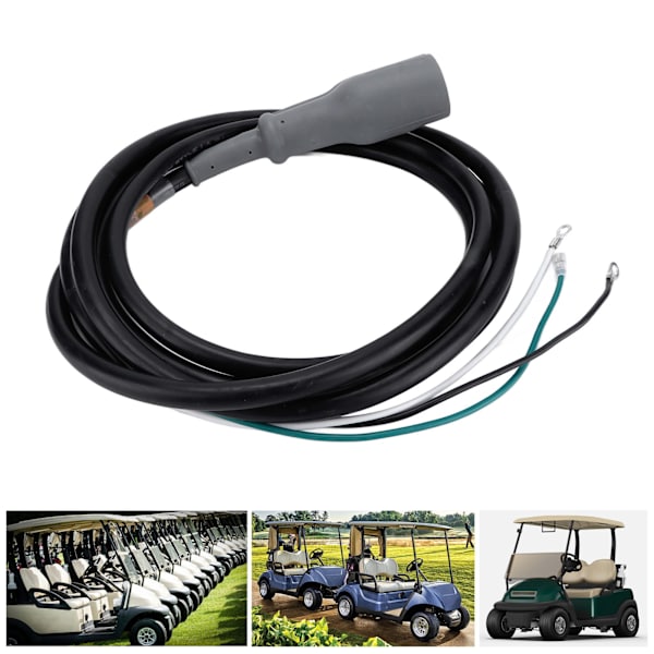 129in 3-polet opladerkabel stik 101828901 udskiftning til DS Precedent 1995‑op 48V elektrisk Club Car