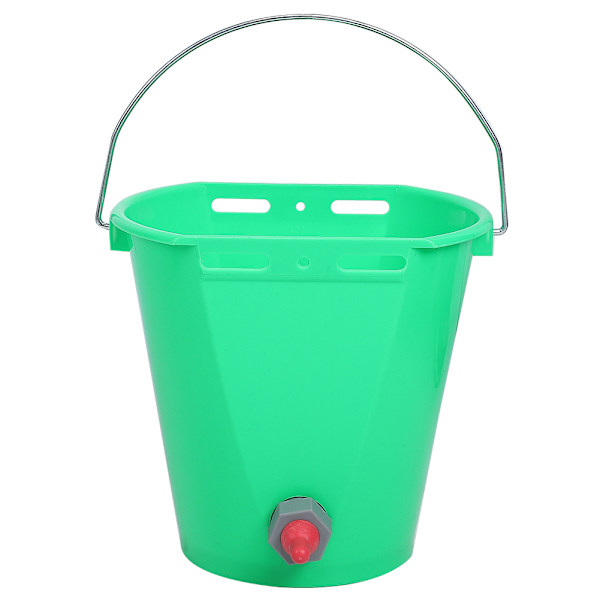 HL MP69 Plast Multiple Spener 8L Høy Kapasitet Lammemelk Fôringsbøtte for Kveg Sau Husdyr (Enkel Spener)