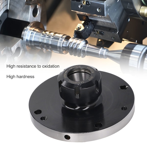 Collet Chuck 7 reikää, 4,92 tuuman halkaisijaltaan, 1,97 tuuman korkeus CNC-työstökoneen sorvaus- ja kaiverruskoneille
