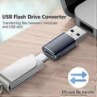 USB C Hona Till USB A Hane Kabeladapter Höghastighetsdataöverföring Anslutningar Typ C Laddningsadapter Dataöverföring