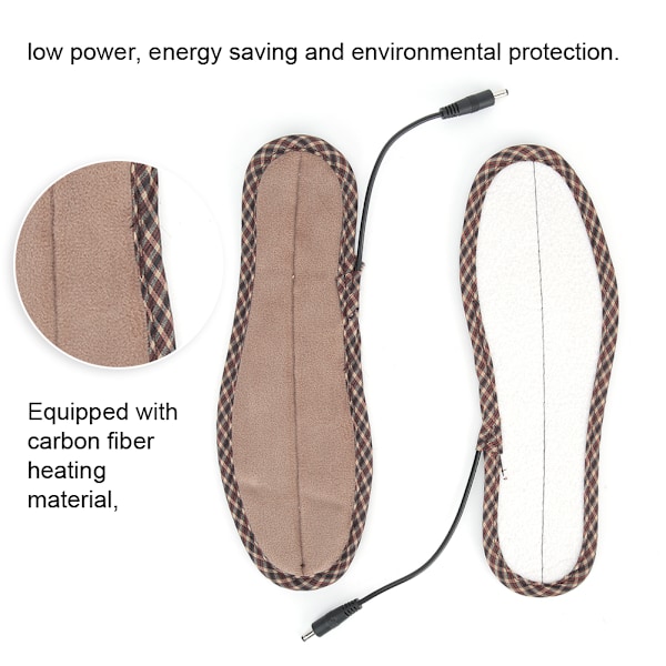 Vinter Elektriska Uppvärmningsinlägg Fotvärmande Pad Mat Uppvärmningsinlägg för Utomhussporter 100-240V45-46 EU-kontakt