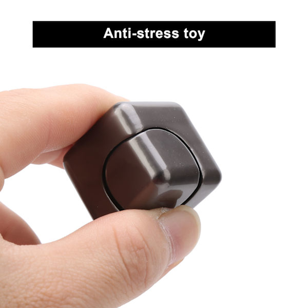 Fingertoppsspel i aluminiumlegering för stressavlastning och avslappning - Rotationsspel - Present - Metallisk grå