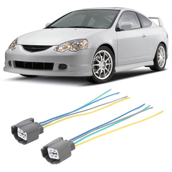 2 stk O2-sensor kontakt 4-pin 6189‑0132 Oksygensensor ledningsnett for Acura Civic CR‑V Accord