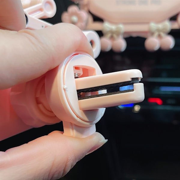 Sød Telefonholder Stødsikker Lav Støj Fleksibel Komfortabel Berøring Universal Navigation Telefonholder Passer til IOS 4 til 7 tommer Pink Sød Kanin