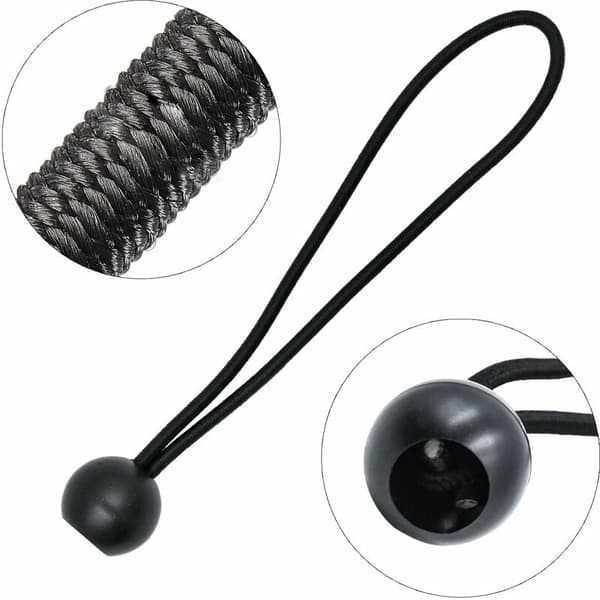 Holdbar Materiale Kugle Elastiksnor Til Camping, 25 STK Kraftige Elastiske Strammere, Nem Installation Og Fjernelse, Vejrbestandig, Egnet Til