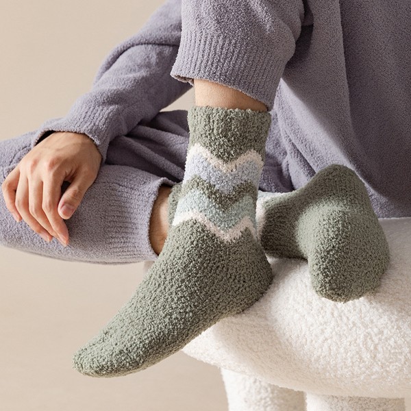 Postpartum sokker varme sovegulv ullsokker
