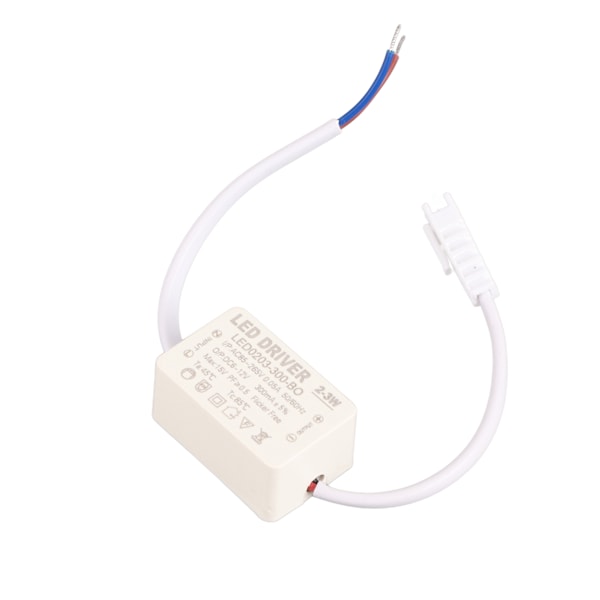 LED-drivare Konstant Ström 300mA Hög Effekt AC 85‑265V Utgång 6‑12V DC-kontakt för LED-lampprodukter