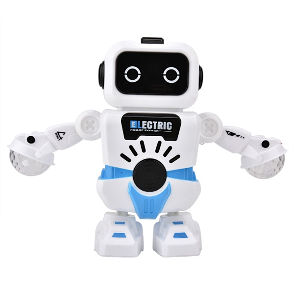 Elektronisk Smart Rymddansande Robot för Barn med Musik Blinkande LED-Ljus Gåleksaker Present