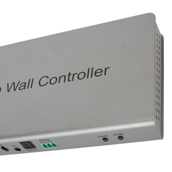 Videoväggkontroller 4K Multi Display Modes HD Multimedia Interface Splitter Processor med Fjärrkontroll 100‑240V EU-kontakt
