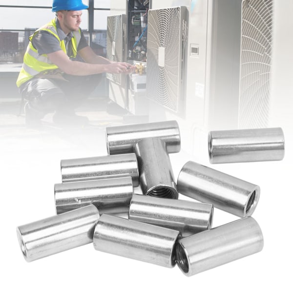 10 kpl Pyöreä Liitäntämutteri Naaras Kierre M10 X 1,5 14 L30mm Ruostumaton Teräs Kytkentämutteri Huoltoon