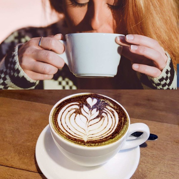 USB Uppladdningsbar Mjölkskummare, Portabel Handhållen med Lättrengjort Visphuvud i Rostfritt Stål, Krämig Skummaskin för Kaffe, Latte,