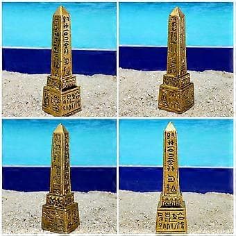 Egyptisk Obelisk Figur Egyptisk Tårn Statue Desktop Egyptisk Tårn Figur