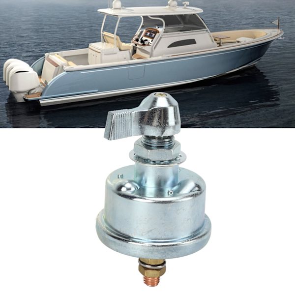 Batterifrånskiljningsbrytare DC12V Ström Avstängning Huvud Isoleringsbrytare för Yacht Husbilar Bilar Båtar