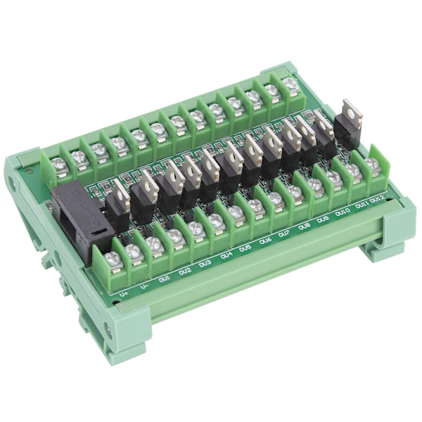 12-kanals PLC-signalförstärkarkort Isolationsrelämodul NPN-ingång PNP-utgång DC12-36V
