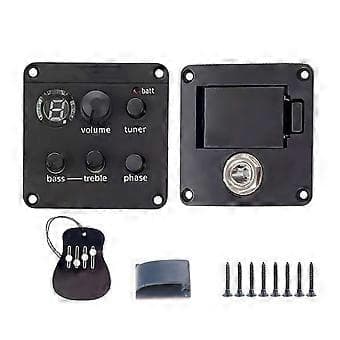 Guitar Pickup ISYS+EQ Preamp Systemer Akustisk Guitar Pickup med Tuner EQ Boks Equalizer Tilbehør Let at Bruge