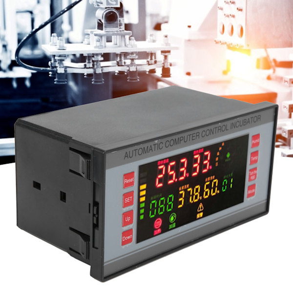 XM‑18 Automatisk Inkubator Temperaturregulator LED Fargeskjerm Temperaturkontrollutstyr 160‑220V