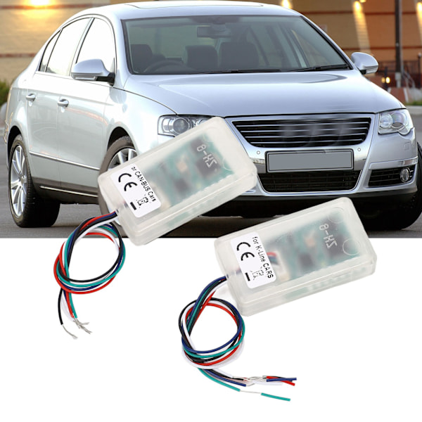 2 stk Seteokkupasjonssensor Emulator Bilmatte Sensor Emulator OBD2 Diagnostisk Verktøy Universal Passform for CANBUS KLINE System Biler