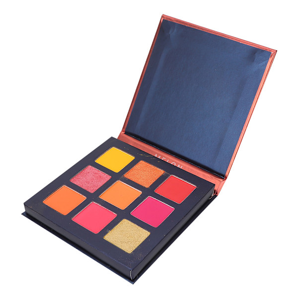 Beauty Glazed 9 Farger Skinnende Øyenskyggepulver Kosmetik Øyenskygge Makeup