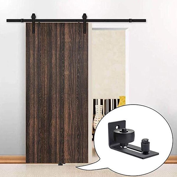Design med slät botten, väggmonterad design säkerställer enkel och snygg installation utan att borra golvhål, platsbesparande osynligt roterande hjul