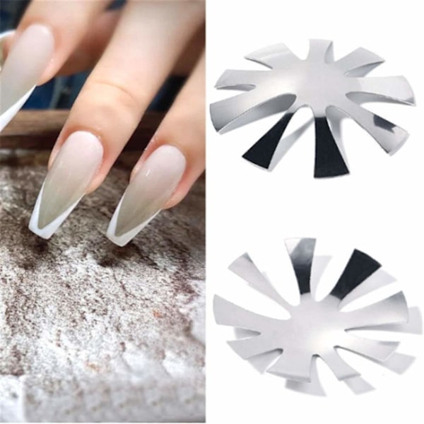 Akrylnaglar av hög kvalitet, Stiletto-stil med glansig finish och hållbar design för upprepad användning