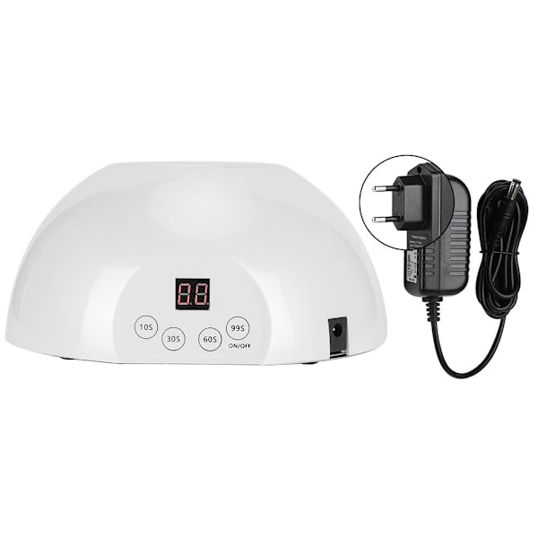 42W LED-lampa för nagelkonst, torkar gellack, manikyrverktyg med musikfunktion, EU-kontakt