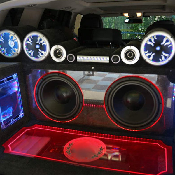 Billaudioforstærkerkort 120W 12V Ren Fuldtone Bas Subwoofer Kerne Auto Stereo Højttalerforstærker